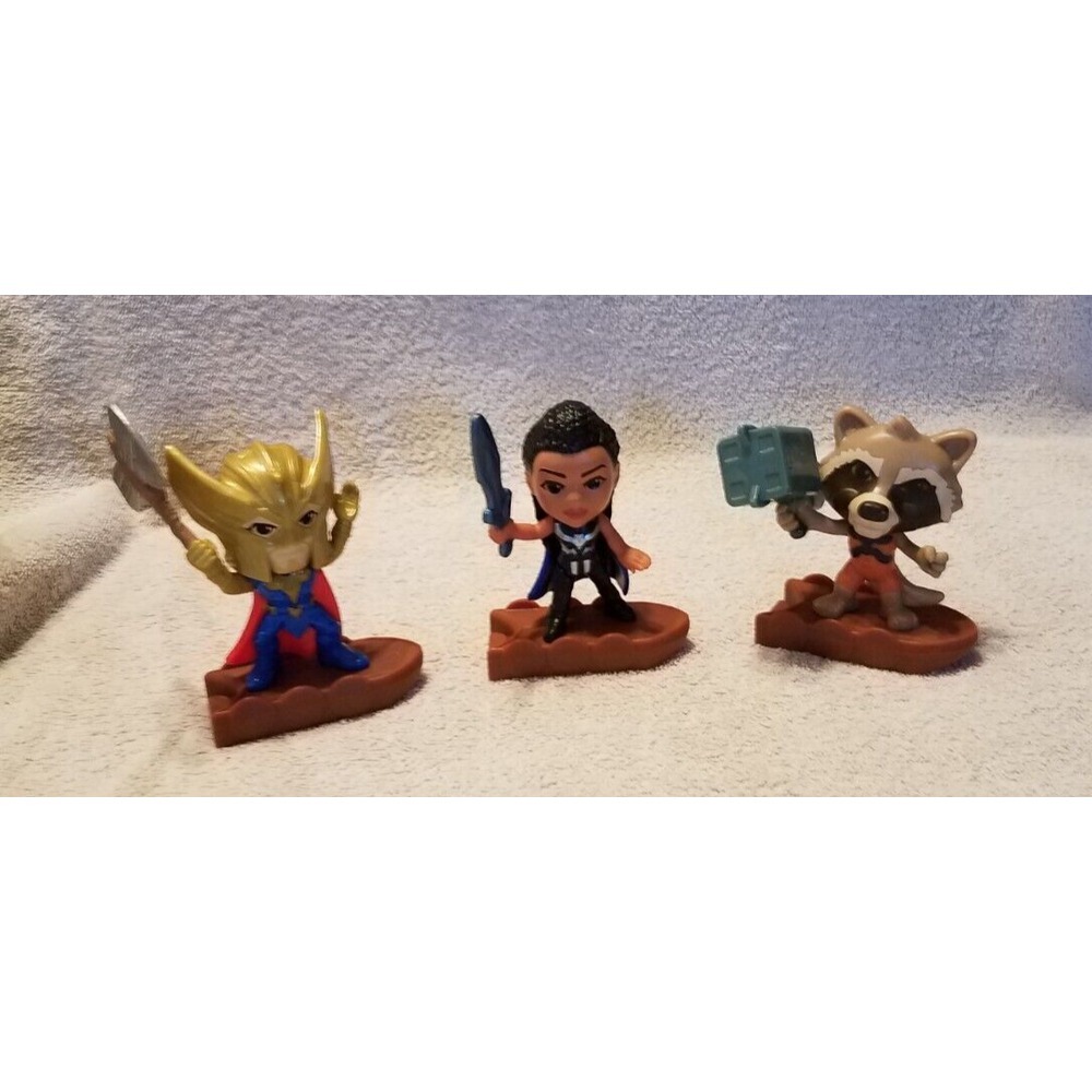 Marvel Thor Love And Thunder McDonalds 2022 Happy Meal Toys‎ Lot 3